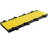 DEFENDER by Adam Hall Partie centrale de pont de câbles 869300 Polyuréthane noir/jaune Nombre de canaux: 5 1000 mm Contenu: 1 pc(s)
