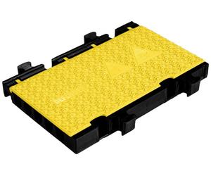 DEFENDER by Adam Hall Partie centrale de pont de câbles 869350 Polyuréthane noir/jaune Nombre de canaux: 5 475 mm Contenu: 1 pc(s)