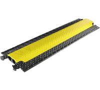 DEFENDER by Adam Hall Protège-câbles 86100LUX Polyuréthane noir/jaune Nombre de canaux: 2 1005 mm Contenu: 1 pc(s)