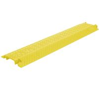 DEFENDER by Adam Hall Protège-câbles 866XP100YEL Polyuréthane jaune Nombre de canaux: 1 1005 mm Contenu: 1 pc(s)