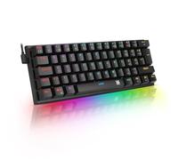 Defender Cairon Clavier Mécanique Ultra Compact - 61 Touches Double Injection + Hot Swap vers OUTEMU Red Switch + Câble Type-C Amovible