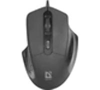 Defender Datum MB-347 - Souris de Jeu Filaire et Trois Modes de résolution 800/1200/1600 DPI. Il a 3 Boutons Plus la molette de défilement, Noire.