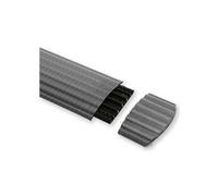 Defender Embout d'extrémité 85168GREY – Polyuréthane gris – 4 canaux – 1 pièce