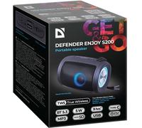 Defender Enjoy S200 Haut-parleur Bluetooth 5W BT/FM/TF/USB/AUX/TWS/LED