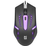 Defender FLASH MB-600L souris Jouer Ambidextre USB Type-A Optique 1200 DPI
