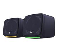 Defender J3 Haut-parleur PC 2.0 - Haut-parleur de jeu compact avec éclairage LED, alimentation USB, haut-parleur d'ordinateur stéréo pour PC, ordinateur portable et moniteur, 6 W RMS, AUX 3,5 mm