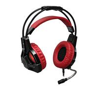 Defender Lester, Gaming Headset, casque avec microphone, contrôle du volume, noir/rouge, 2.0, 50 mm drivers type 2x 3.5