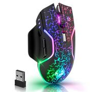 Defender Oneshot Souris de Jeu sans Fil 3200 DPI, 5 Boutons Programmables, Éclairage RGB Multicolore, Jusqu