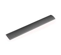 Defender passage de câbles bureau 90° - Passage de câbles de plancher pour bureau - 4 canaux - pose libre - surface antidérapante - matériau plastique - classé difficilement inflammable B1