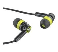 Defender Pulse 420 - Écouteurs avec micro - intra-auriculaire - filaire - jack 3,5mm - isolation acoustique - noir, jaune Noir, Jaune G