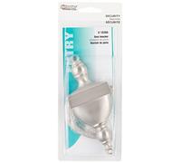 Defender Sécurité U 10366 Deluxe Heurtoir de porte en nickel satiné,