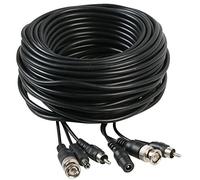 Defender Security L40DBR Câble CCTV mâle vers mâle DC + BNC + RCA 40 m