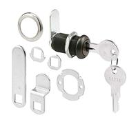 Defender Security U 11089 Verrou de tiroir et d'armoire - Sécurisez les fichiers et tiroirs importants, 3,5 cm, boîtier moulé sous pression avec finition bronze classique, s'adapte sur une épaisseur