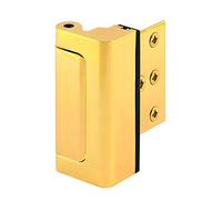 Defender Security U 11442 Serrure de renfort de porte pour ajouter une sécurité supplémentaire à votre maison et éviter toute entrée non autorisée - Butée de 7,6 cm, construction en aluminium