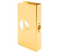Defender Security U 9547 Renfort de porte non encastré de 3,5 cm d'épaisseur par 2-3/8" Alésage de 5,3 cm, laiton