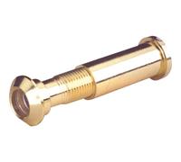 Defender Security U 9983 Prime Line Judas de porte, Deg, lentille solide/verre, laiton, 160 degrés