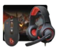 Defender Set de Gaming 3 en 1 avec Casque, Souris et Tapis de Souris