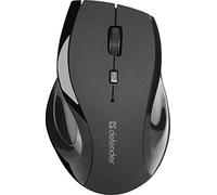 Defender Souris Optique sans Fil Noir 6D 800-1600 dpi