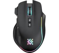 Defender Thunder GM-213 Souris de jeu sans fil avec boutons latéraux, longue durée de vie de la batterie, éclairage RVB, 5 boutons programmables, souris sans fil pour PC, ordinateur portable, souris