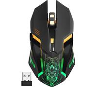 defender® Souris Gaming sans Fil - Souris Gaming - Éclairage LED (on/Off) - Logiciel/Macro Edition/Gaming - 3200 DPI