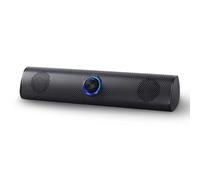 Defender Z11 Barre de son pour PC - Barre de son 2.0 avec son stéréo 6 W RMS, contrôle du volume LED, haut-parleur d'ordinateur alimenté par USB, prise jack 3,5 mm pour PC (noir)