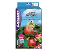 Defenders Lot de 2 pièges à phéromones pour asticots de Pomme, Rechargeables, réutilisables pour Cultures de Pommes et poires