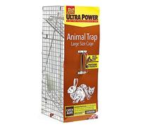 Defenders STV071 Cage piège pour animaux de compagnie (piège humain facile à installer pour lapins, chats et animaux de taille similaire), transparente, grande taille - 67 x 27 x 28 cm