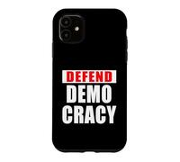 DÉFENDEZ LA DÉMOCRATIE Bold Coque pour iPhone 11