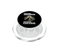 DÉFENDEZ LA LIBERTÉ RÉSISTEZ AU CONTRÔLE Liberté Démocratie Pays Libre PopSockets PopGrip pour MagSafe