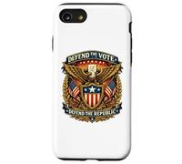 Défendez Le Vote Défendez la République Eagle Crest Coque pour iPhone SE (2020) / 7/8