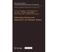 Defending Checks And Balances In Eu Member States