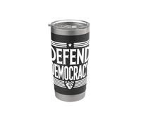 Défendre la démocratie - Droits de vote électoral Gobelet isotherme en acier inoxydable double paroi