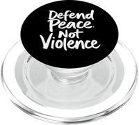 Défendre la Paix. Pas de Violence Plaidoyer pour la Paix PopSockets PopGrip pour MagSafe