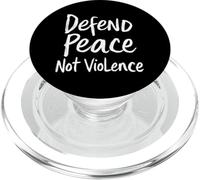 Défendre la Paix, Pas la Violence Plaidoyer pour la Paix PopSockets PopGrip pour MagSafe