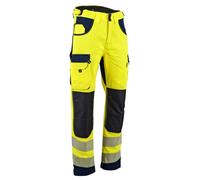 LMA Workwear CET00014 Défense Pantalon Haute visibilité LMA Poches Genoux Jaune Fluo/Marine-1667 T44, 50