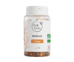 DÉFENSES NATURELLES - Huile de Nigelle Bio Certifée Ecocert - 120 capsules - Cure 1 mois - Complément Alimentaire BELLE&BIO - Fabriqué en France