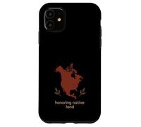 Défenseur des droits des peuples autochtones Solidarity Land Back Justice Coque pour iPhone 11