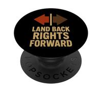 Défenseur des droits des peuples autochtones Solidarity Land Back Justice PopSockets PopGrip Adhésif
