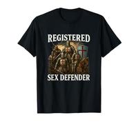 Défenseur du Sexe enregistré Unhinged Gen Z Sarcastic Meme Y2K T-Shirt