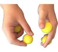 Defgeph Lot de 50 boules jaunes en éponge douce de 2,5 cm pour gros plan, magie de rue, comédie classique (jaune, 2,5 cm)