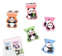 DEFGNOP Marque page magnétiques, 10 marque page livre panda magnétiques pour enfants, marque-pages magnétiques pour enfants, adorables animaux, pour étudiants, garçons, filles, amateurs de livres