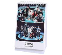 DEFGNOP Stray Kids Calendrier de Bureau 2026 pour Décoration Bureau K-Pop Calendrier Photo « Stay » Calendrier de Soutien Pour Les Fans, Agenda Stray Kids (A)