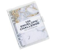 Défi 100 Enveloppes - Classeur D'argent, Système D'économie D'argent, Classeur De Budget Pendant 100 Jours, Moyen Facile De Gérer Un Budget Mensuel De 5 050, Livre Organisateur Dargent Pour Journal D
