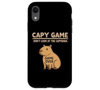 Défi Capy Game Jeu - Ne regarde pas le Capybara Game Over Coque pour iPhone XR