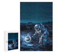 Défi Créatif - Astronaut on Alien Planet -5, 1000 PCS, Puzzle À Exposer, Cadeau De Fin D’année; pour Les Couples, Amis Et Familles
