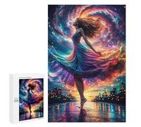Défi Créatif - Dance of Flow, 1000 PCS, Puzzle Décoratif, Cadeau De Pendaison De Crémaillère - pour Les Passionnés Qui Aiment Les Détails