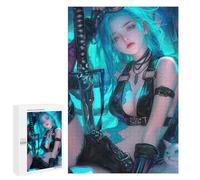Défi Créatif - FantasyWarrior with Cat, 1000 PCS, Puzzle en Bois pour Adultes, Cadeau De Saison - pour Un Défi Gratifiant Le W nd