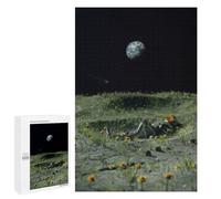 Défi Créatif - Impact Crater on Earth, 1000 PCS, Jeu D’Assemblage en Bois, Décoration du Nouvel an; pour Les Couples, Amis Et Familles
