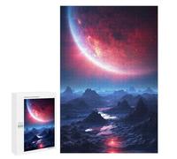Défi Créatif - Mars Landscape with Mountains, 1000 PCS, Puzzle À Exposer, Cadeau De Pendaison De Crémaillère, pour Jouer Seul Ou À Plusieurs