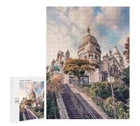 Défi Créatif - Montmartre, 500 PCS, Jeu D’Assemblage en Bois, Attention À Offrir - pour Les Passionnés Qui Aiment Les Détails